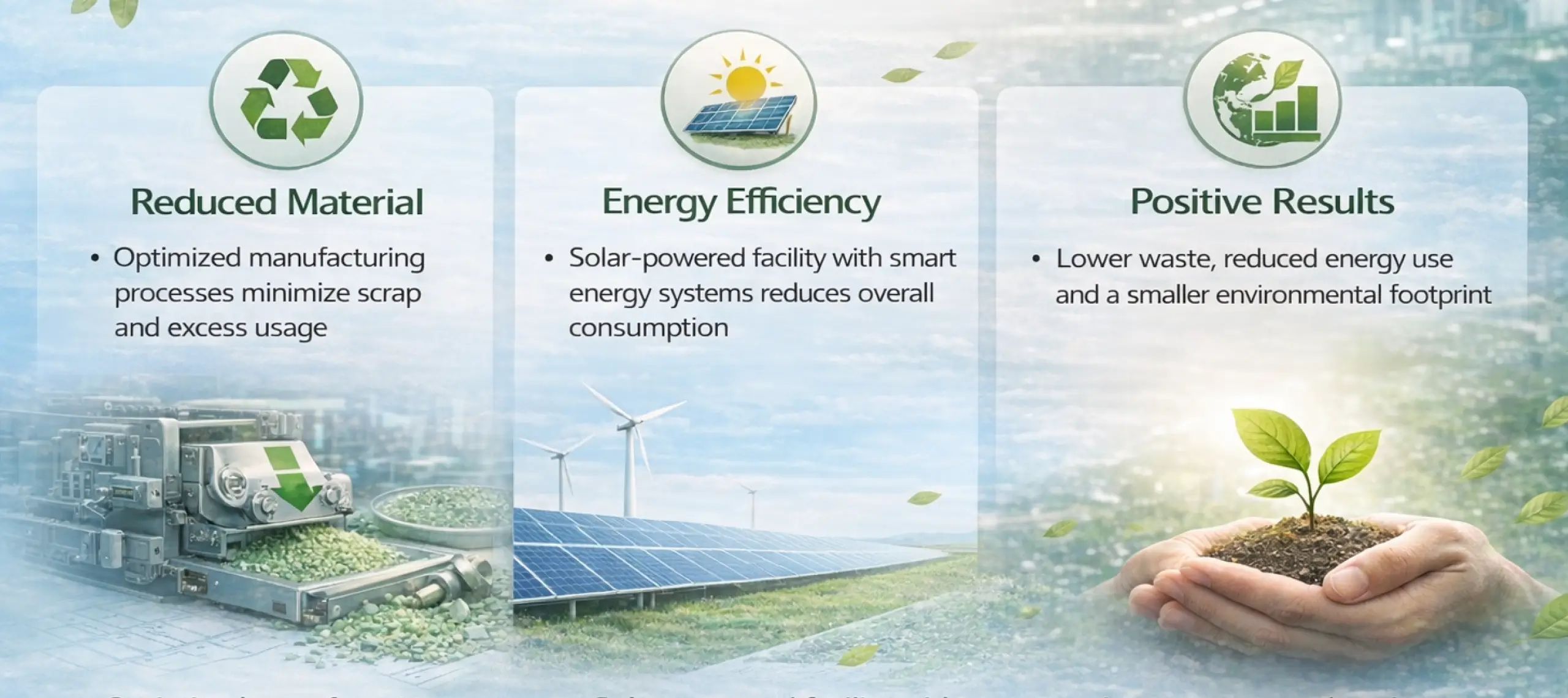 Engineered for Efficiency & Sustainability Engineered for Efficiency & Sustainability